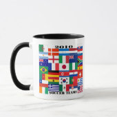 Mug Drapeaux 2010 d'équipes de football (Gauche)