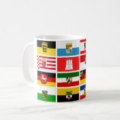 Mug Drapeaux allemands d'état de Laender (Devant gauche)