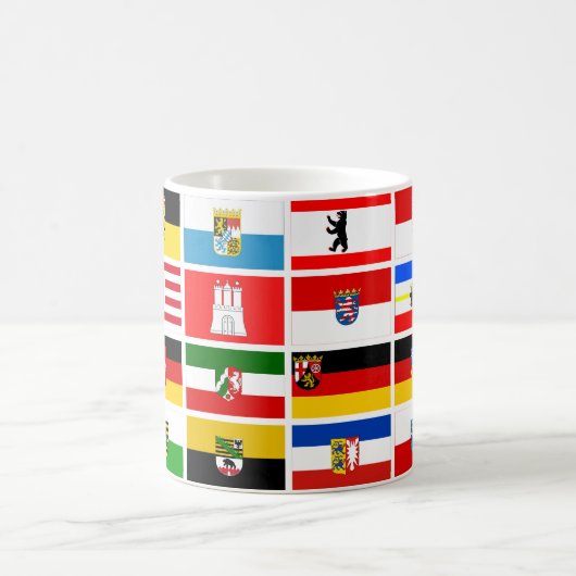 Mug Drapeaux allemands d'état de Laender (Centre)