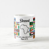 Mug DRAPEAUX chrétiens personnalisés d'AFRIQUE (Centre)