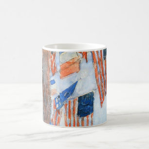 Mug Drapeaux Cinquième Avenue par Childe Hassam, Art V