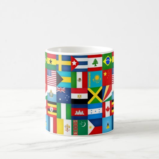 Mug Drapeaux cool Du Monde (Centre)