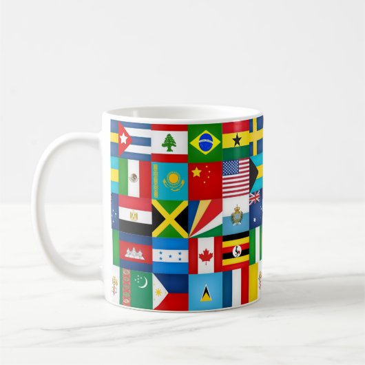 Mug Drapeaux cool Du Monde (Gauche)