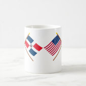 Mug Drapeaux croisés des USA et de la République (Centre)
