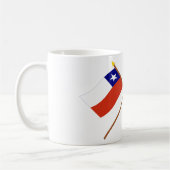 Mug Drapeaux croisés du Chili et du Texas (Gauche)