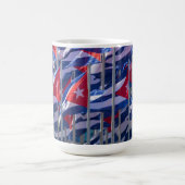 Mug Drapeaux cubains, La Havane, Cuba (Centre)