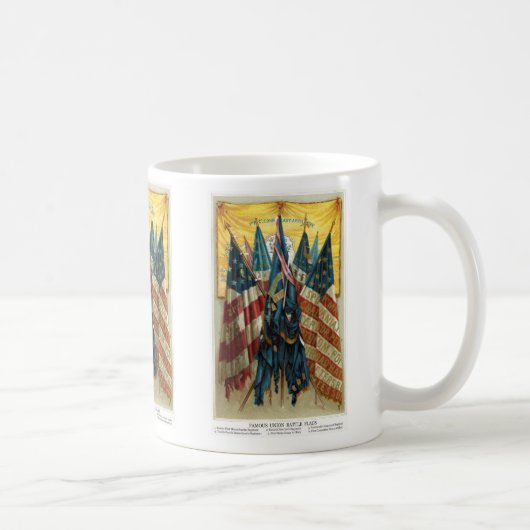 Mug Drapeaux de bataille de guerre civile no.3 (Droite)