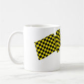 Mug Drapeaux de course jaunes et noirs (Gauche)