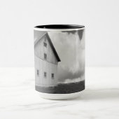 Mug Drapeaux de nos agriculteurs - Grange avec drapeau (Centre)