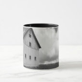 Mug Drapeaux de nos agriculteurs - Grange avec drapeau (Centre)