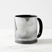 Mug Drapeaux de nos agriculteurs - Grange avec drapeau (Devant droit)