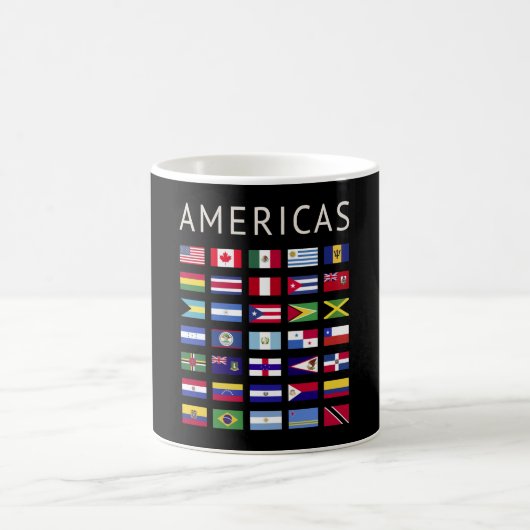 Mug Drapeaux de pays Amériques Drapeaux nationaux Amér (Centre)