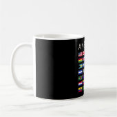 Mug Drapeaux de pays Amériques Drapeaux nationaux Amér (Gauche)