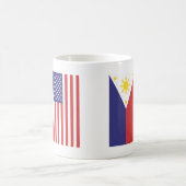 Mug Drapeaux de pi et des USA (Centre)