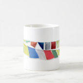 Mug Drapeaux de prière tibétains (Centre)