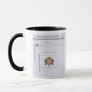 Mug Drapeaux du Monaco, d'un livre français des