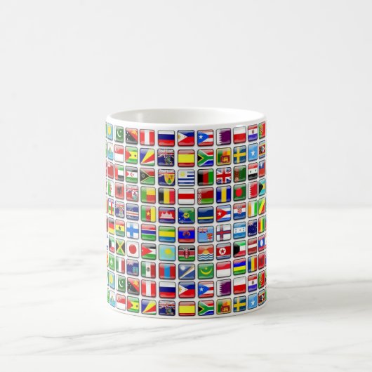 Mug Drapeaux du monde (Centre)