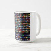 Mug Drapeaux du monde – Collection de 195 nations (Devant droit)