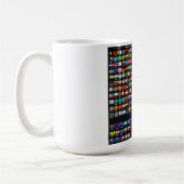 Mug Drapeaux du monde – Collection de 195 nations (Gauche)