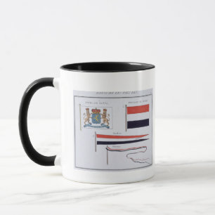 Mug Drapeaux du royaume de Pays-Bas, d'a