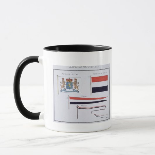 Mug Drapeaux du royaume de Pays-Bas, d'a (Gauche)