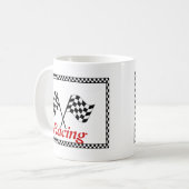 Mug Drapeaux du tableau de bord de course (Devant gauche)