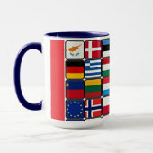 Mug Drapeaux internationaux (Gauche)