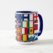 Mug Drapeaux internationaux (Devant droit)
