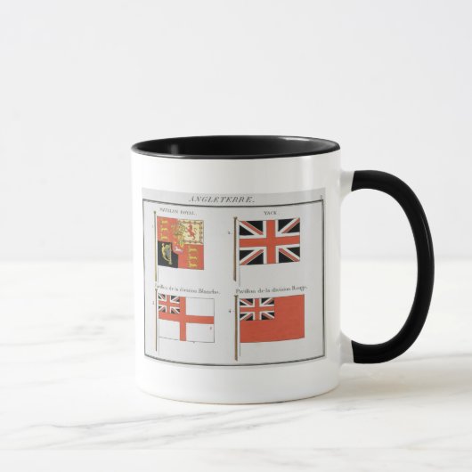 Mug Drapeaux maritimes britanniques, d'un livre (Droite)