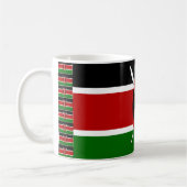 Mug Drapeaux miniers sans fil du Kenya Frames Art (Gauche)