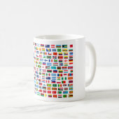 Mug Drapeaux mondiaux (Devant droit)