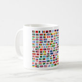 Mug Drapeaux mondiaux (Devant gauche)