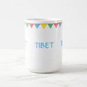 Mug Drapeaux multicolores du Tibet (Centre)
