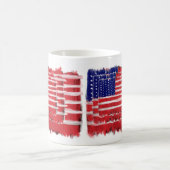 Mug Drapeaux peints d'art populaire (Centre)