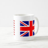 Mug Drapeaux Royaume-Uni et États-Unis côte à côte (Devant droit)
