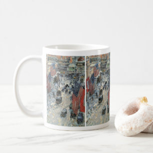 Mug Drapeaux sur la 57e Rue par Frederick Childe Hassa