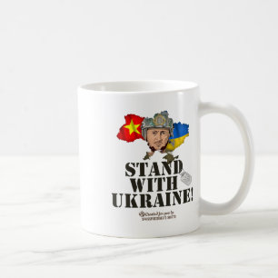 Mug Drapeaux Ukraine Viêt Nam Selenskyj Soutenez l'Ukr