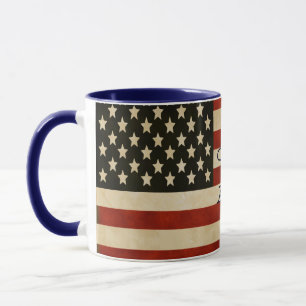 Mug Drapeaux vintages américains