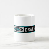 Mug DRAPEZ le logo radio de jambon amateur (Centre)
