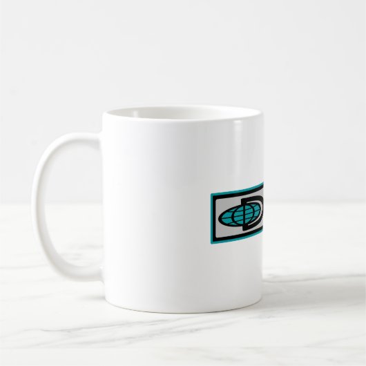 Mug DRAPEZ le logo radio de jambon amateur (Gauche)