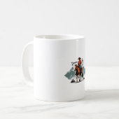 Mug Dream Big- Cowboy équitation cheval (Devant gauche)