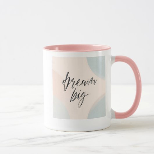 Mug Dream Big Inspirational Art (Droite)