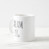 Mug "Dream Big" inspiré par RAE DUNN (Devant gauche)