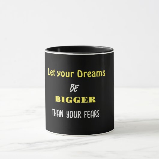 Mug Dream Big, Sip Plus Gros, Ultimate Motivational MU (Centre)