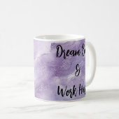 Mug Dream Big & Work Hard (Devant droit)