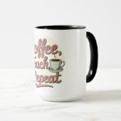 Mug Dream Big Work Hard Motivational Retour à l'école (Devant droit)