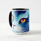 Mug Dream Cat monde Abstrait des couleurs (Devant gauche)