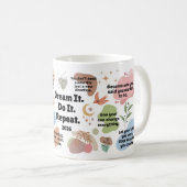 Mug Dream It. Do It. Repeat. 2026 Motivation Quotes (Devant droit)