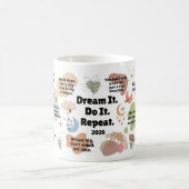 Mug Dream It. Do It. Repeat. 2026 Motivation Quotes (Centre)