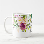 Mug Dream Poem aquarelle Floral (Gauche)
